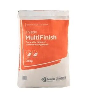 British Gypsum Thistle MultiFinish Plaster 25kg
