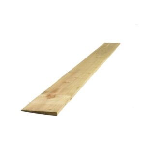 1.8m Feather Edge Fencing Board Treated 120mm