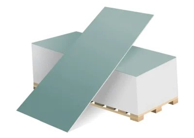 Moisture Resistant Plasterboard Tapered Edge 2400mm × 1200mm × 12.5mm (8ft × 4ft) M&R Builders Merchant Moisture Resistant Plasterboard Tapered Edge 2400mm × 1200mm × 12.5mm (8ft × 4ft)