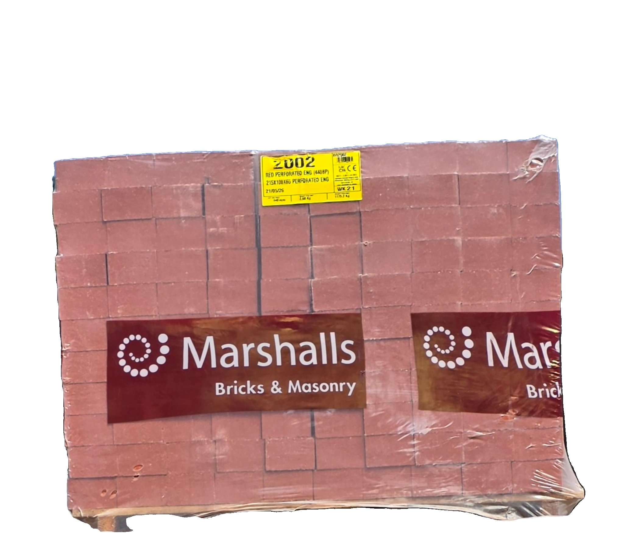 Red Perforated Engineering Brick 215 x 100 x 65 M&R Builders Merchant Red Perforated Engineering Brick 215 x 100 x 65 - Image 3
