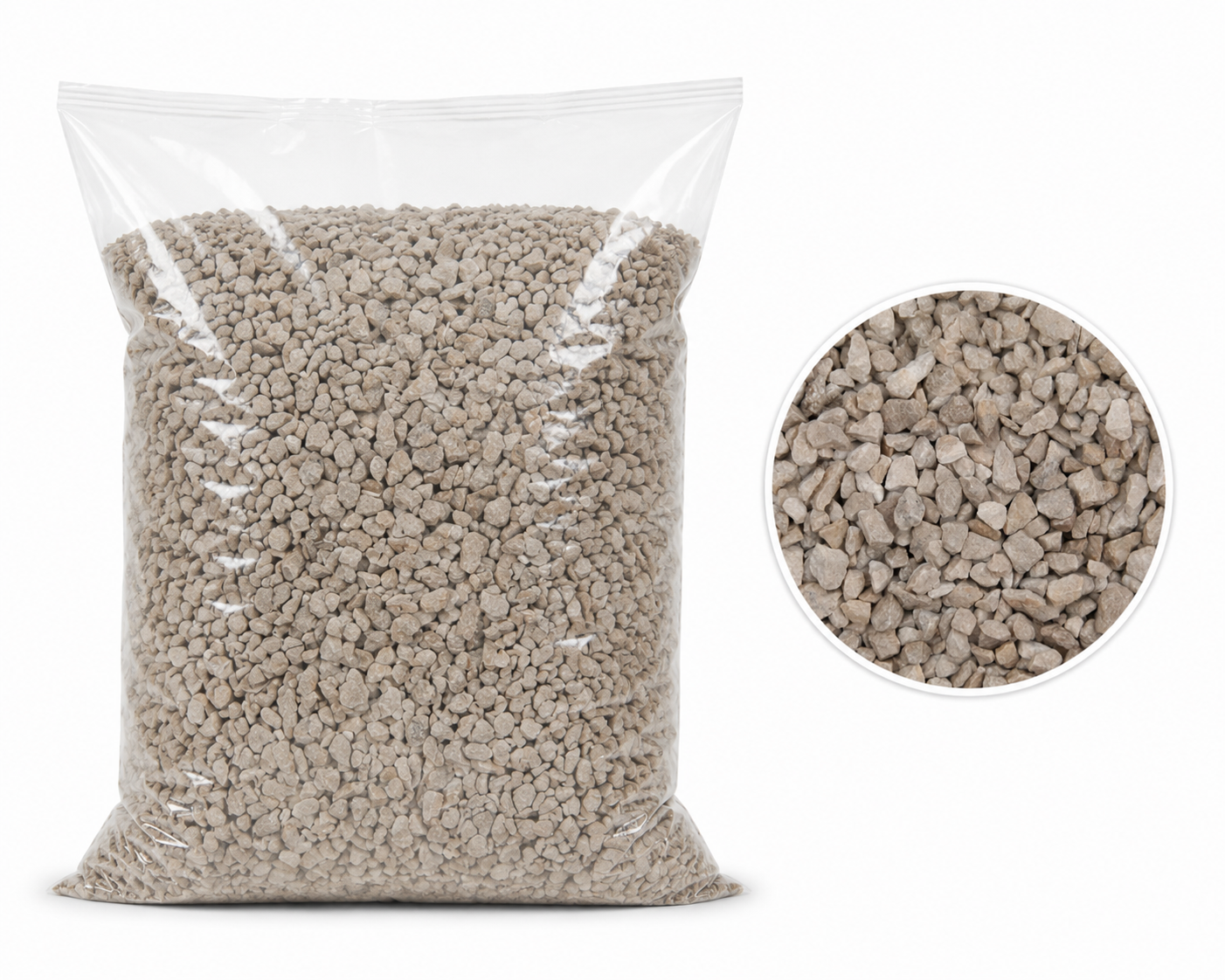 Limestone Chippings Mini Bag M&R Builders Merchant Limestone Chippings Mini Bag