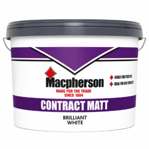 Macpherson Trade Contract Matt Brilliant White 10L – £14.99 | 2 for £24