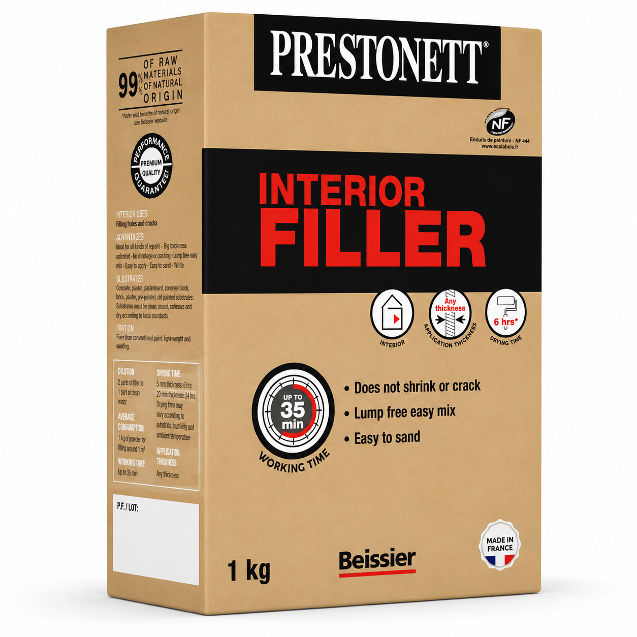 Beissier Prestonett Interior Filler M&R Builders Merchant Beissier Prestonett Interior Filler
