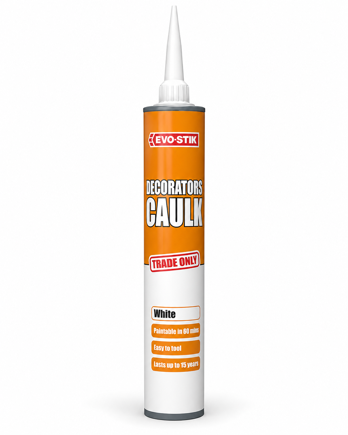 Evo-Stik Decorators Caulk White 380ml M&R Builders Merchant Evo-Stik Decorators Caulk White 380ml