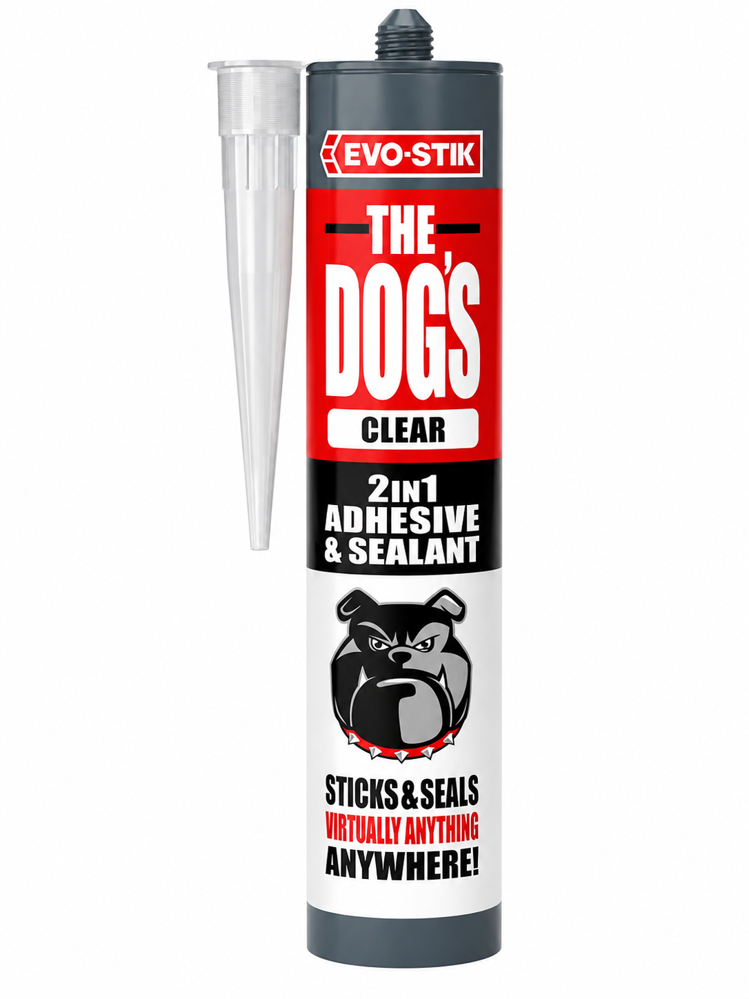 Evo-Stik The Dog's 2-in-1 Adhesive & Sealant 290ml M&R Builders Merchant Evo-Stik The Dog's 2-in-1 Adhesive & Sealant 290ml - Image 3