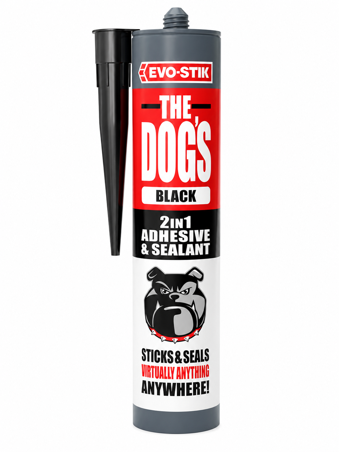 Evo-Stik The Dog's 2-in-1 Adhesive & Sealant 290ml M&R Builders Merchant Evo-Stik The Dog's 2-in-1 Adhesive & Sealant 290ml