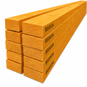 Graded BS5534 Treated Roofing Batten 25mm x 50mm (2x1) x 4.8m