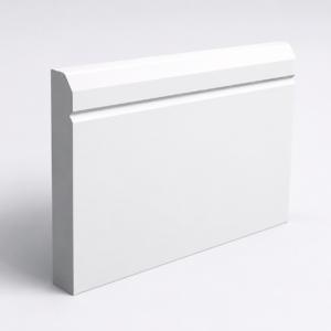 MDF V-Groove Bevel Skirting 14.5mm x 144mm x 4.4m