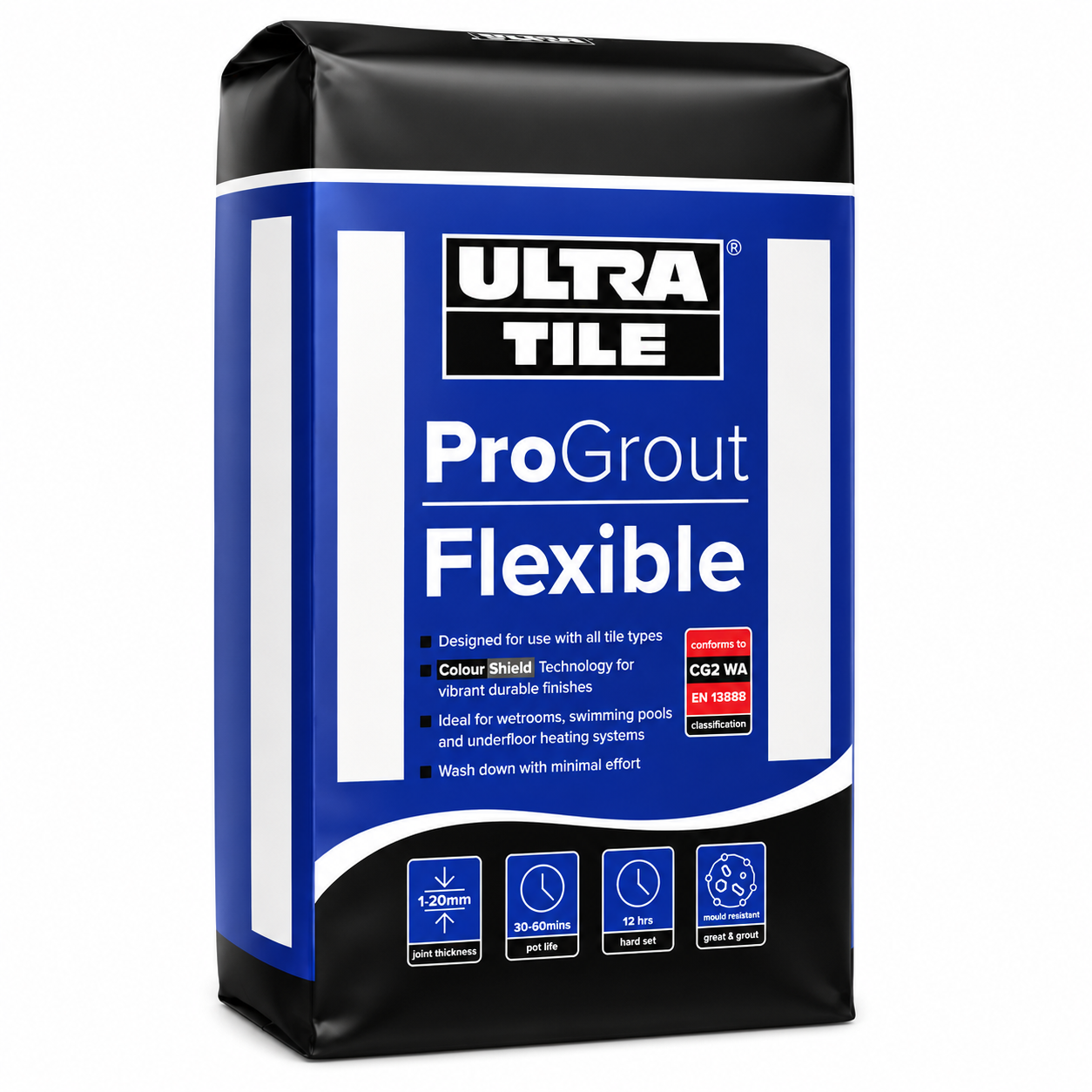 UltraTile ProGrout Flexible Tile Grout 3kg M&R Builders Merchant UltraTile ProGrout Flexible Tile Grout 3kg